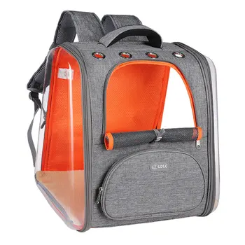 

2020 designer cat carrier medium cats innovative traveler mesh backpack Pet carriers foldable backpack for cats and dogs