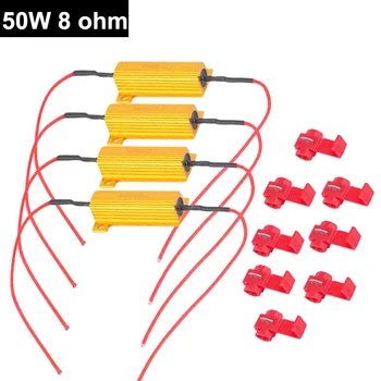 4pc 50W Canbus LED Load Resistors Anti-Flashing Decoders For LED bulb Reverse Light Turn Signal Fog Lamp Daytime Running Light
4pc 50W Canbus LED Load Resistors Anti-Flashing Decoders For LED bulb Reverse Light Turn Signal Fog Lamp Daytime Running Light