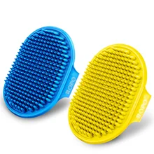 Dog Grooming Brush, Pet Shampoo Bath Brush Soothing Massage Rubber Comb with Adjustable Ring Handle for Dogs and Cats
Dog Grooming Brush, Pet Shampoo Bath Brush Soothing Massage Rubber Comb with Adjustable Ring Handle for Dogs and Cats