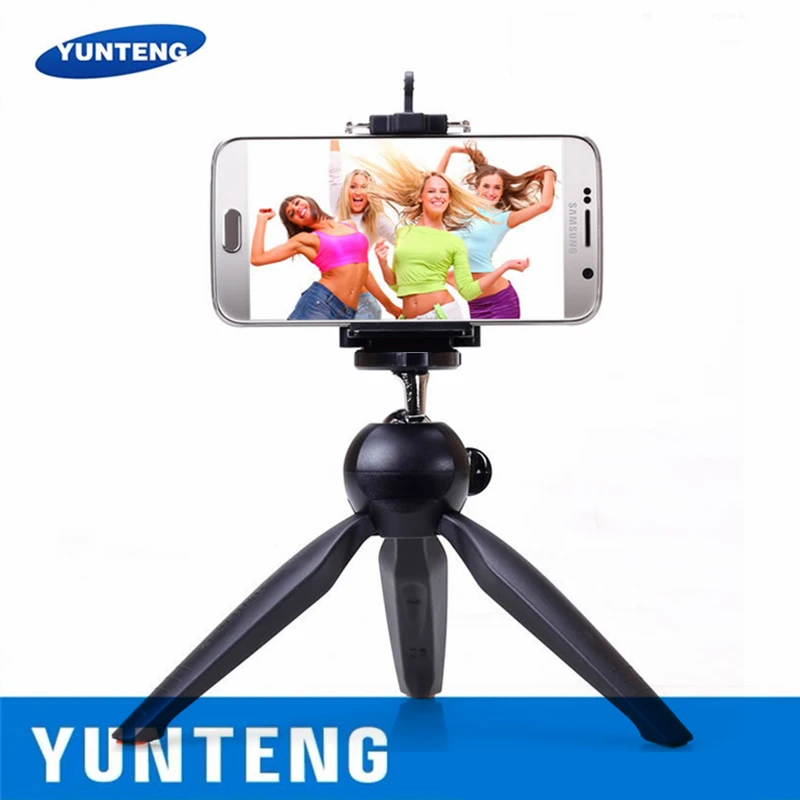 100% Original YUNTENG 228 YT228 Mini Tripod+Phone Holder Clip Desktop Tripod For Canon Nikon Sony SLR/Digital Camera Smartphones
100% Original YUNTENG 228 YT228 Mini Tripod+Phone Holder Clip Desktop Tripod For Canon Nikon Sony SLR/Digital Camera Smartphones