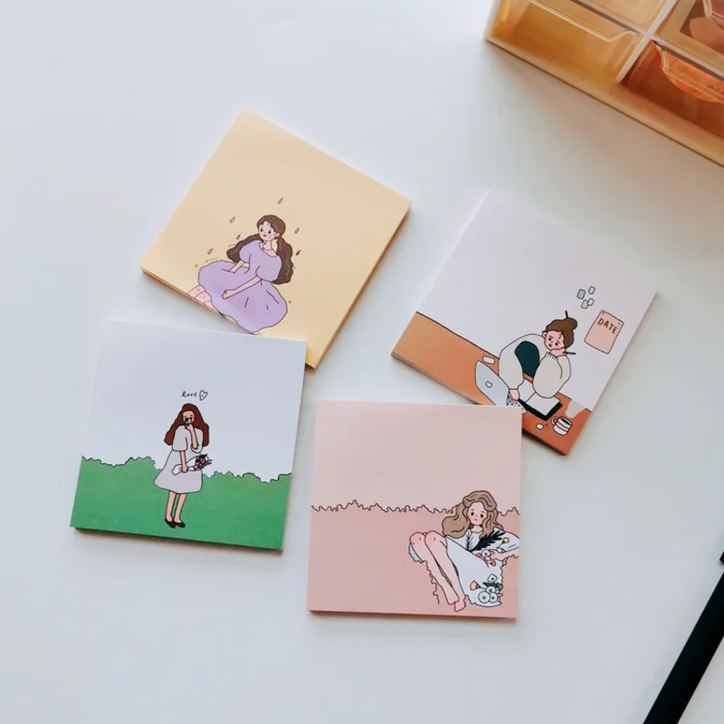 50 Sheets Ins Girl Style Cartoon Sticky Note Non-sticky Tearable Note Paper Memo Message Notepad Envelope Gift School Stationery
50 Sheets Ins Girl Style Cartoon Sticky Note Non-sticky Tearable Note Paper Memo Message Notepad Envelope Gift School Stationery