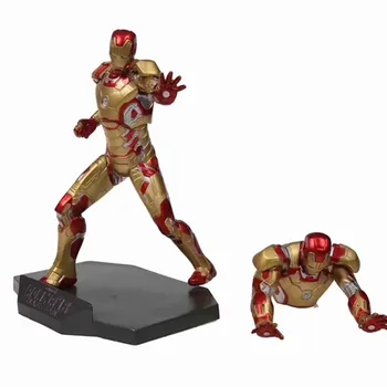 New arrival Avengers Iron Man MK42 PVC Action Figure Toys Upper Body Can Be Replaced Figures Collection Model Kid Toy Gift 20cm
New arrival Avengers Iron Man MK42 PVC Action Figure Toys Upper Body Can Be Replaced Figures Collection Model Kid Toy Gift 20cm
