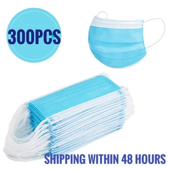 300PCS Disposable Mask 3 Layers of Protection Mask Earloop Face Mouth Masks Anti-virus Mask
300PCS Disposable Mask 3 Layers of Protection Mask Earloop Face Mouth Masks Anti-virus Mask