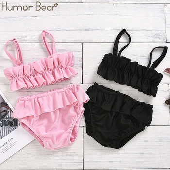 Humor Bear Girls Set 2020 Summer Children Clothes Fold Elastic Split Shoulder Strap Adjustable Swimsuit 2PCS Kid Clothing Set
Humor Bear Girls Set 2020 Summer Children Clothes Fold Elastic Split Shoulder Strap Adjustable Swimsuit 2PCS Kid Clothing Set