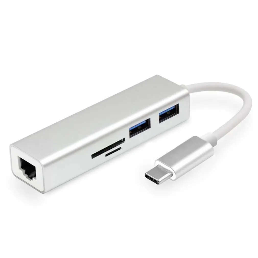High-Speed Multifunction Expansion USB Hub 3.0 Rj45 Gigabit Hub Five-In-One Computer High-Speed Expansion Hub
High-Speed Multifunction Expansion USB Hub 3.0 Rj45 Gigabit Hub Five-In-One Computer High-Speed Expansion Hub
