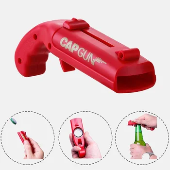 Portable Cap Gun Bar Tool Drink Opening Creative Flying Cap Launcher Bottle Beer Opener Gun Shaped Bottle Lids Shooter Red Gray
Portable Cap Gun Bar Tool Drink Opening Creative Flying Cap Launcher Bottle Beer Opener Gun Shaped Bottle Lids Shooter Red Gray