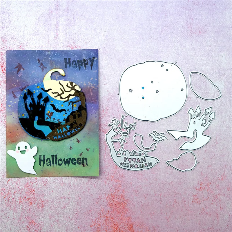 GJCrafts Happy Halloween Dies Metal Cutting Dies for Scrapbooking Album Card Making Embossing Stencil Craft Dies Decoration
GJCrafts Happy Halloween Dies Metal Cutting Dies for Scrapbooking Album Card Making Embossing Stencil Craft Dies Decoration