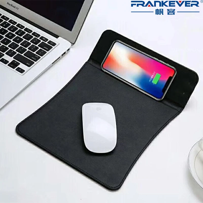 FrankEver Working Place Wireless Fasting Charging PU Computer Mouse Pad 2-in-1 5V/1A QI Android Iphone Wireless Charger
FrankEver Working Place Wireless Fasting Charging PU Computer Mouse Pad 2-in-1 5V/1A QI Android Iphone Wireless Charger