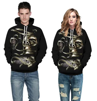 2019 autumn Hooded Sweatshirt Men/Women Hoodies Painting 3D death Digital printing fashion pullover Loose lovers Hoodies 
2019 autumn Hooded Sweatshirt Men/Women Hoodies Painting 3D death Digital printing fashion pullover Loose lovers Hoodies