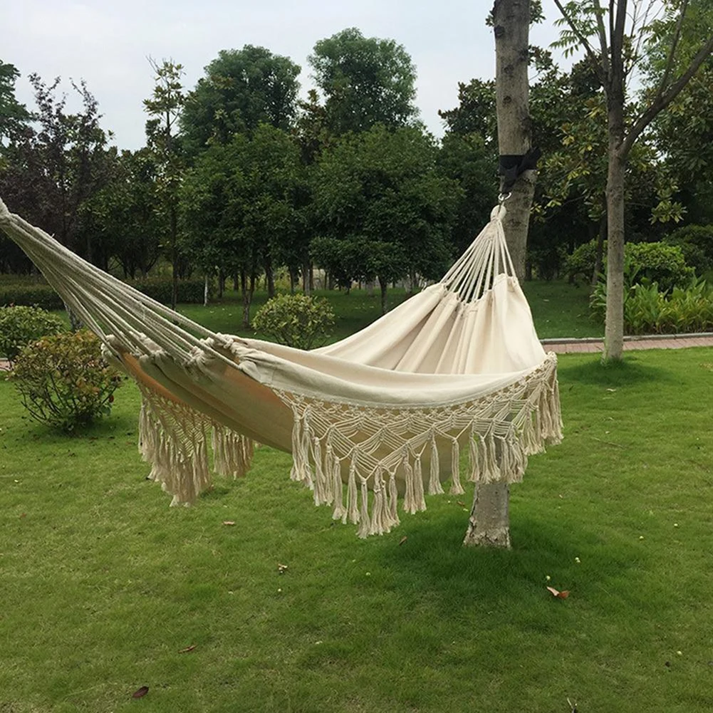 Multifunctional Portable Hammock Garden Sleeping Bed Tassel Design Hanging Bed for Indoor Outdoor Camping Durable Anti-fouling W
Multifunctional Portable Hammock Garden Sleeping Bed Tassel Design Hanging Bed for Indoor Outdoor Camping Durable Anti-fouling W