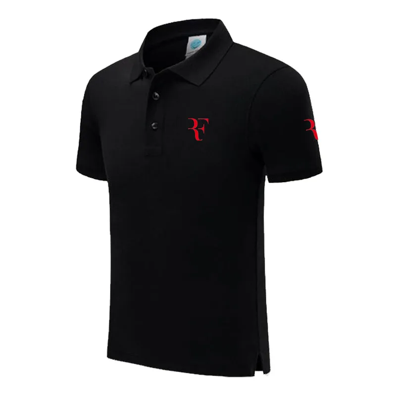 Top quality Summer New Men's short sleeve polos shirts solid color mens RF roger federer polos shirts male tops
Top quality Summer New Men's short sleeve polos shirts solid color mens RF roger federer polos shirts male tops