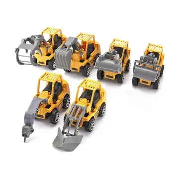 6pcs Mini Car Toys Diecast Vehicle Sets Construction Bulldozer Excavator Engineering Vehicle Kit Kids Gifts Mini Engineering Car 
6pcs Mini Car Toys Diecast Vehicle Sets Construction Bulldozer Excavator Engineering Vehicle Kit Kids Gifts Mini Engineering Car