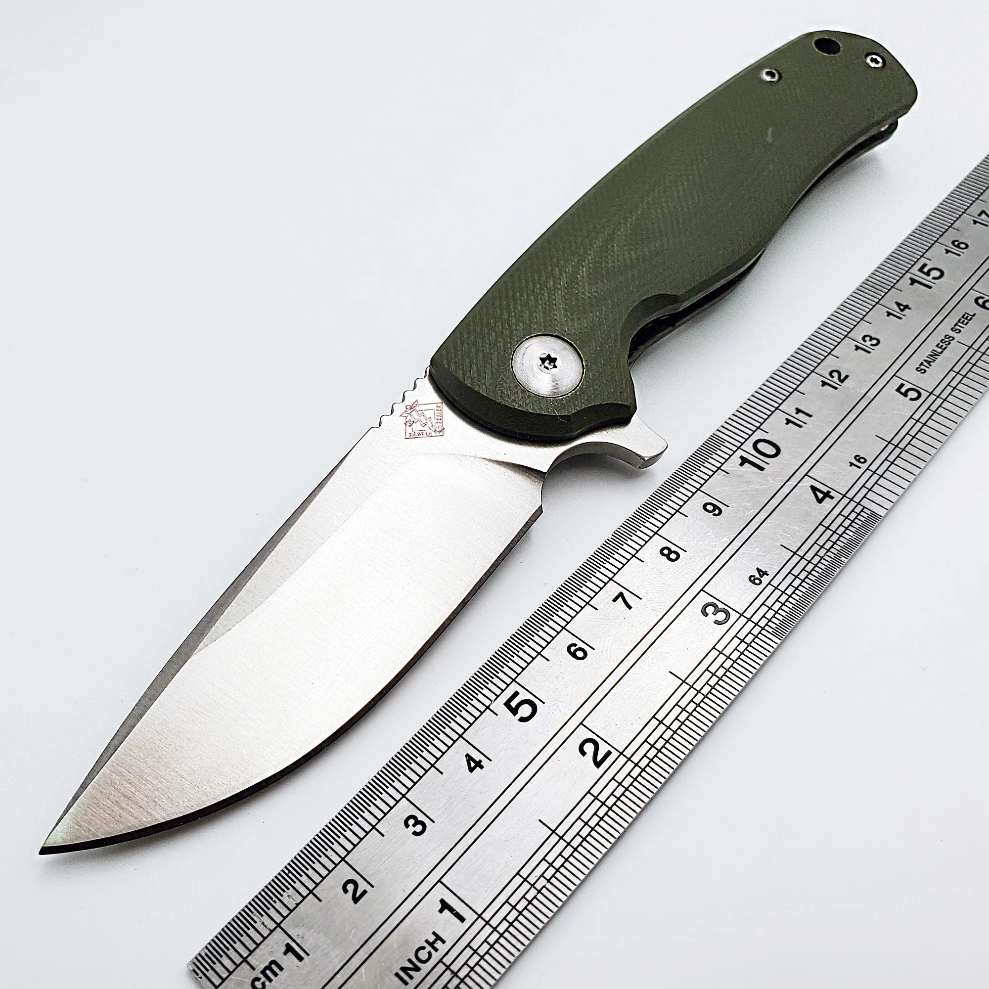 

JSSQ Pocket Folding Knife D2 Blade G10 Handle Tactical Camping Knifes Outdoor Survival Hunting EDC Knives Combat Multi Tools OEM
