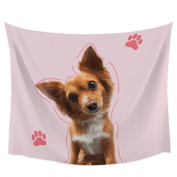 Pink Valentine Puppy Footprints Wall Tapestry Home Decoration Wall Hanging for Bedroom Living Room
Pink Valentine Puppy Footprints Wall Tapestry Home Decoration Wall Hanging for Bedroom Living Room