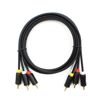 3RCA to 3RCA AV Audio VIdeo Cable 3 RCA Composite Male to Male Cable 1.5M/5FT Gold Plated For Video DVD CD Player
3RCA to 3RCA AV Audio VIdeo Cable 3 RCA Composite Male to Male Cable 1.5M/5FT Gold Plated For Video DVD CD Player