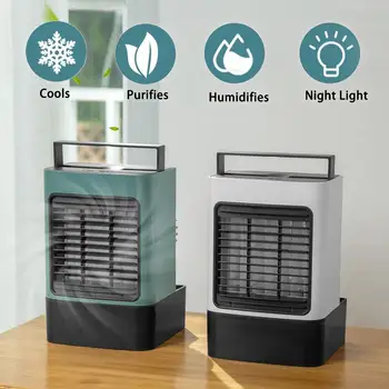 600ml Mini USB Air Conditioner Fan Air Humidifier Fan with LED Light Desktop Air Cooling Fan Air Cooler Fan for Home office
600ml Mini USB Air Conditioner Fan Air Humidifier Fan with LED Light Desktop Air Cooling Fan Air Cooler Fan for Home office