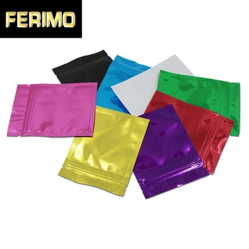 100Pcs/ Lot 10*15cm Aluminum Foil Zip Lock Bag Mylar Self Seal Vacuum Ziplock Packaging Pouches Tee Coffee Packing Storage Bag 
100Pcs/ Lot 10*15cm Aluminum Foil Zip Lock Bag Mylar Self Seal Vacuum Ziplock Packaging Pouches Tee Coffee Packing Storage Bag