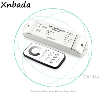 T6 + R4M Multi Zone Single Color LED Strip Controller Dimmer Touch RF Wireless Remote Max 5A * 4CH DC12V-24V
T6 + R4M Multi Zone Single Color LED Strip Controller Dimmer Touch RF Wireless Remote Max 5A * 4CH DC12V-24V