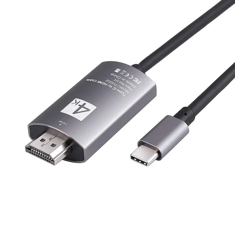 4K Type C к HDMI-совместимый кабель USB 2 м HDTV Full HD FHD для ноутбука Samsung Xiaomi OnePlue HTC Huawei |