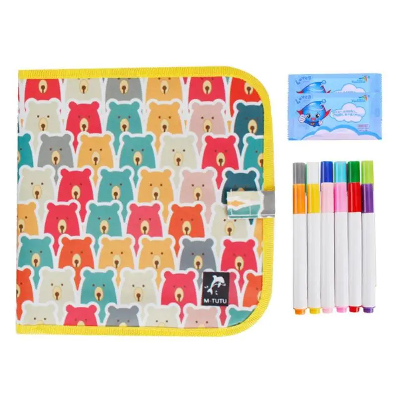 Portable Children Funny Doodle Book Wipeable Double-sided Writing Board Reusable Drawing DIY Coloring Painting Blackboard
Portable Children Funny Doodle Book Wipeable Double-sided Writing Board Reusable Drawing DIY Coloring Painting Blackboard