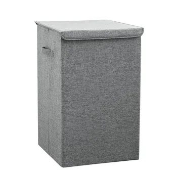 Cotton Laundry Basket with Cover Bathroom Laundry Basket Kitchen Storage Basket Home Collapsible Waterproof Laundry Hamper(Gray
Cotton Laundry Basket with Cover Bathroom Laundry Basket Kitchen Storage Basket Home Collapsible Waterproof Laundry Hamper(Gray