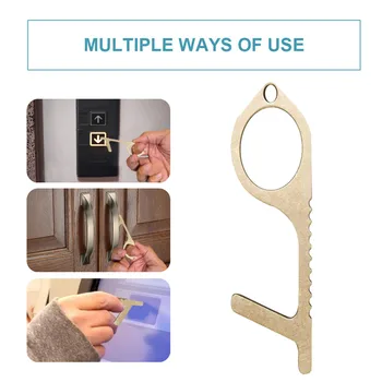 1/3/5pc with retractable hook EDC Door Opener Door Handle Key Metal Door Opener Door Handle Press Elevator Tool Hygiene Hand
1/3/5pc with retractable hook EDC Door Opener Door Handle Key Metal Door Opener Door Handle Press Elevator Tool Hygiene Hand