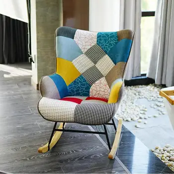 Nordic Art Stitching Recreational Rocking Chair Sofa Adult Nap Chair Household Balcony Lazy Lift Chair Easy Chair
Nordic Art Stitching Recreational Rocking Chair Sofa Adult Nap Chair Household Balcony Lazy Lift Chair Easy Chair