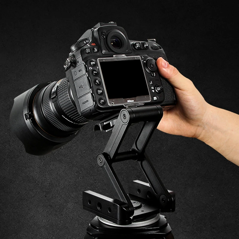 Z Flex Tilt Tripod Head Folding Z-Shaped Tilt Head 360 Rotary Quick Release Plate for Nikon Canon Sony Pentax DSLR Camera
Z Flex Tilt Tripod Head Folding Z-Shaped Tilt Head 360 Rotary Quick Release Plate for Nikon Canon Sony Pentax DSLR Camera
