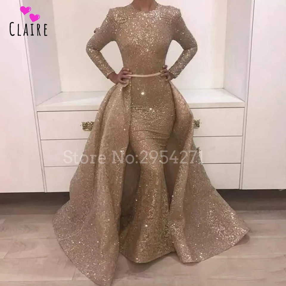 Silver Arabic Prom Dresses 2019 With Train O Neck Long Sleeves Floor Length Evening Gala Dresses Glitter Formal Dress CP110
Silver Arabic Prom Dresses 2019 With Train O Neck Long Sleeves Floor Length Evening Gala Dresses Glitter Formal Dress CP110