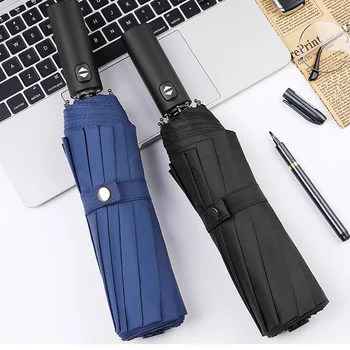 Folding Fully-automatic Umbrella 12 Bone Weatherproof Umbrella Men's Business Automatic Rainy Advertising Umbrellas arc 123cm
Folding Fully-automatic Umbrella 12 Bone Weatherproof Umbrella Men's Business Automatic Rainy Advertising Umbrellas arc 123cm