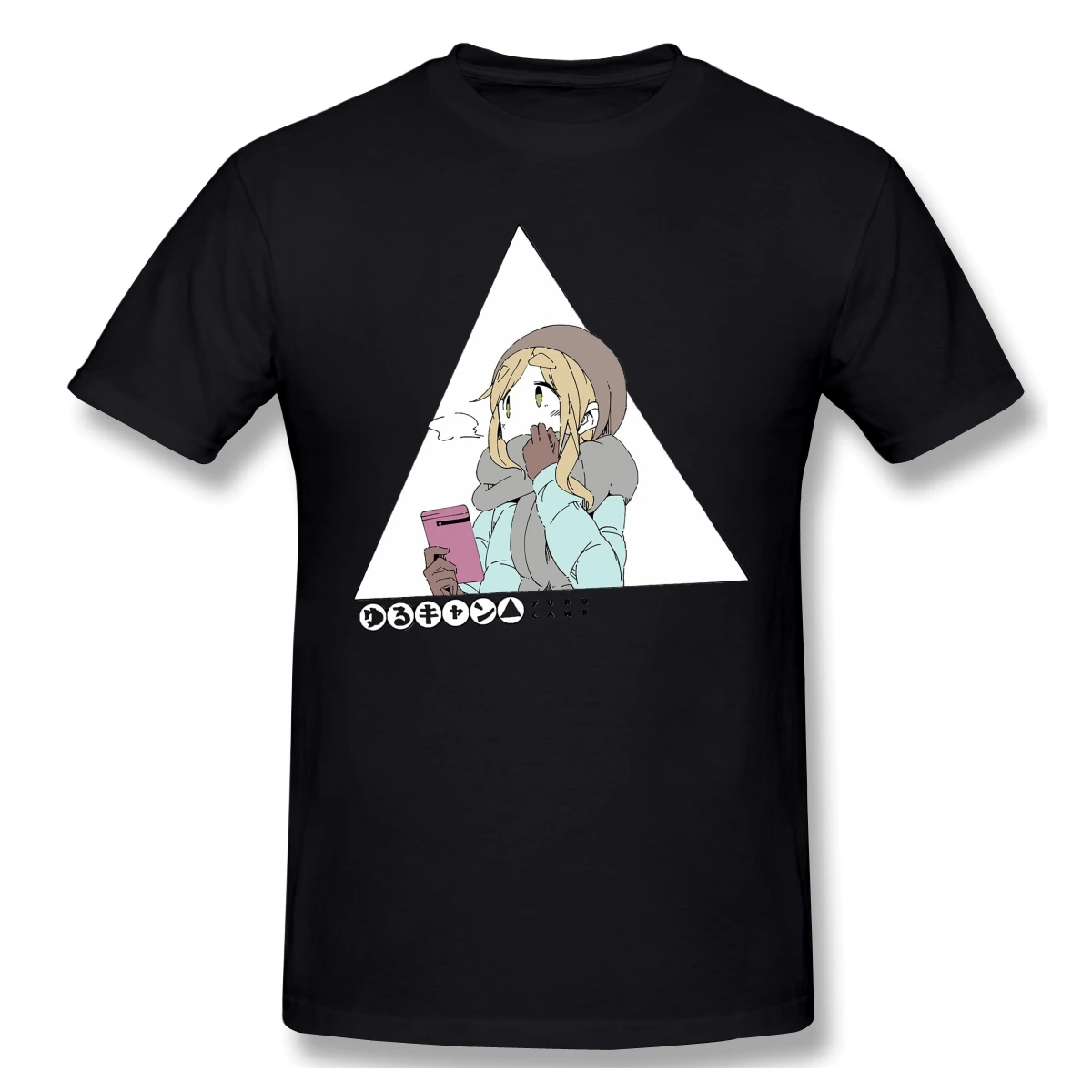Фото Мужские футболки для кемпинга Забавные топы Aoi Inuyama Infantil Yuru Camp из - купить