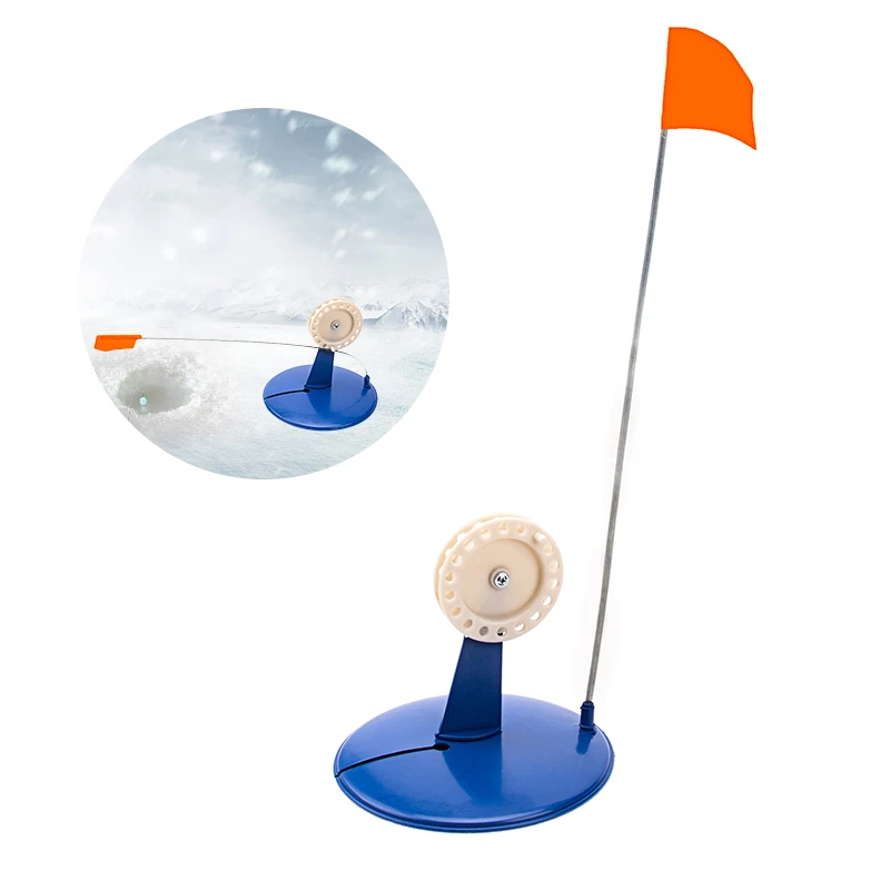 Portable Fishing Rod Fishing Flag Durable Winter Ice Blue Flag Tip-Up Hand-free Compact Pole Outdoor Fishing Tackle Equipment
Portable Fishing Rod Fishing Flag Durable Winter Ice Blue Flag Tip-Up Hand-free Compact Pole Outdoor Fishing Tackle Equipment