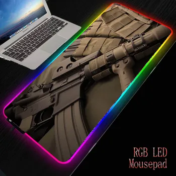 Mairuige Gun Mousepad Computer Mouse Mat Large LED Prefessional Gaming Mousepad Night RGB USB Wired Lighting Desk Mat for CSGO
Mairuige Gun Mousepad Computer Mouse Mat Large LED Prefessional Gaming Mousepad Night RGB USB Wired Lighting Desk Mat for CSGO