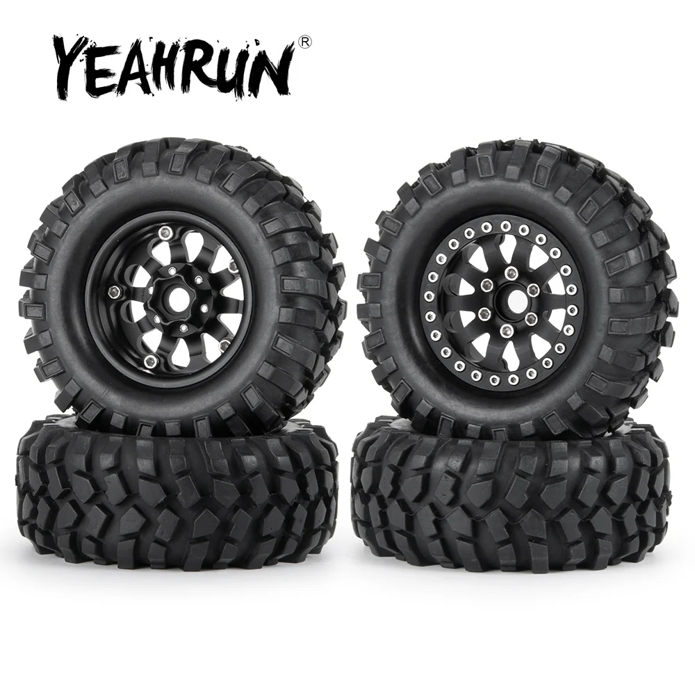 Колесные диски YEAHRUN из металлического сплава 1,9 дюйма с Бусиной/резиновые шины 108 мм для Axial SCX10 1/10, обновленные детали для радиоуправляемой модели гусеничного автомобиля
Колесные диски YEAHRUN из металлического сплава 1,9 дюйма с Бусиной/резиновые шины 108 мм для Axial SCX10 1/10, обновленные детали для радиоуправляемой модели гусеничного автомобиля