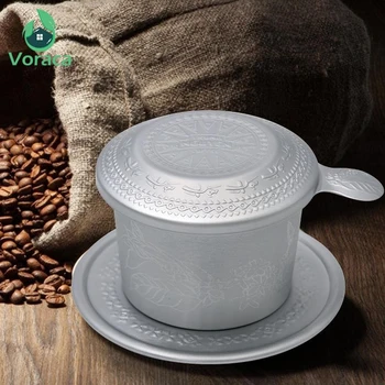 High Quality Aluminum Vietnam Coffee Dripper Filter Coffee Maker Portable Carved Refined Zhongyuan Ice Coffee Filter Drip Pot
High Quality Aluminum Vietnam Coffee Dripper Filter Coffee Maker Portable Carved Refined Zhongyuan Ice Coffee Filter Drip Pot