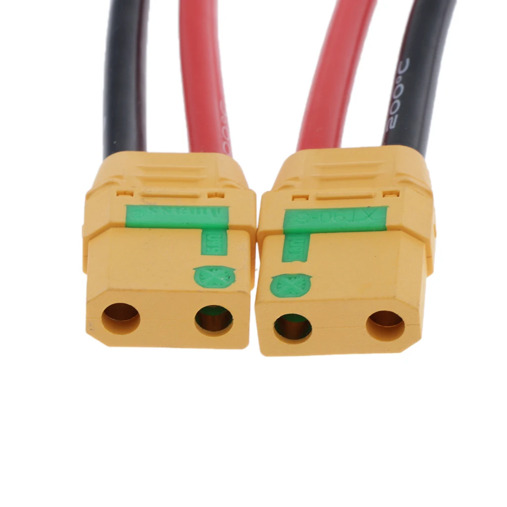 2Pcs RC Battery Charger 10AWG XT60 Male Plug to XT90 Female Extension Cable 2Pcs RC Battery Charger 10AWG XT60 Male Plug to XT90 Female Extension Cable