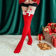 Winter Sexy Christmas Fuzzy Stockings For Women Above Knee Thigh High Thermal Slipper Socks теплые носки высокие женские чулки 
Winter Sexy Christmas Fuzzy Stockings For Women Above Knee Thigh High Thermal Slipper Socks теплые носки высокие женские чулки