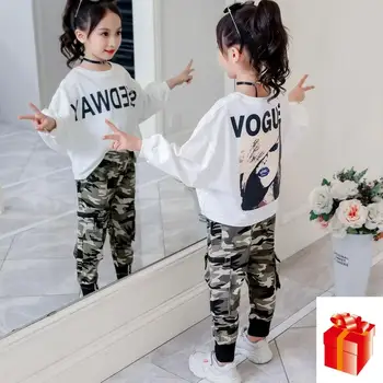 Roupas Infantis Spring Autumn Clothing 2020 New Korean Camouflage Two-Piece Children's Boys Girls Sports Long Sleeve Sets
Roupas Infantis Spring Autumn Clothing 2020 New Korean Camouflage Two-Piece Children's Boys Girls Sports Long Sleeve Sets