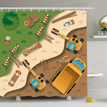 Shower Curtain Set with Hooks 72x72 Work Quarry Dump Silhouette Digger View Construct Above Machine Industrial Group Mining
Shower Curtain Set with Hooks 72x72 Work Quarry Dump Silhouette Digger View Construct Above Machine Industrial Group Mining