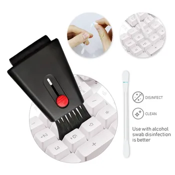 Mini Computer Keyboard Cleaner Screen Clean Bursh and Cotton Swab Stick Cleaner Kit For Laptop Desktop Keyboard Duster
Mini Computer Keyboard Cleaner Screen Clean Bursh and Cotton Swab Stick Cleaner Kit For Laptop Desktop Keyboard Duster