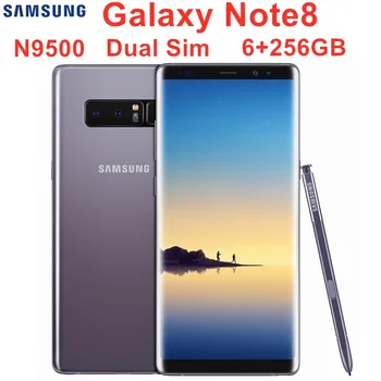 

Samsung Galaxy Note8 Note 8 Dual Sim N9500 256GB ROM 6GB RAM Octa Core 6.3" Dual 12MP Snapdragon 835 NFC Cell Phone