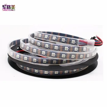 DC5V 1m/5m WS2813 (Dual-signal wires)30/60 leds/m 2813 individually led pixel strip WS2812B Updated Black/White PCB IP30/65/67 
DC5V 1m/5m WS2813 (Dual-signal wires)30/60 leds/m 2813 individually led pixel strip WS2812B Updated Black/White PCB IP30/65/67