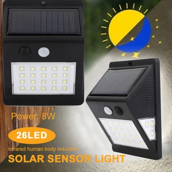 Eco-Friendly Solar Walkway Lights Wall Light Home Outdoor Security Lamp Durable Motion Sensor 26LED Street Lamp Flashlight
Eco-Friendly Solar Walkway Lights Wall Light Home Outdoor Security Lamp Durable Motion Sensor 26LED Street Lamp Flashlight