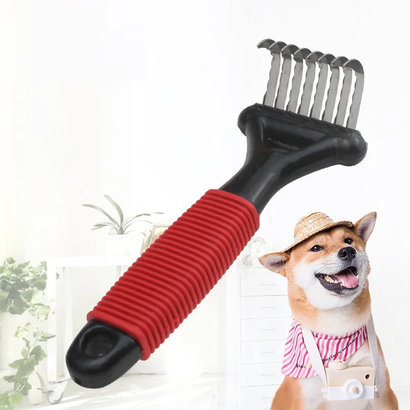 Hair Removal Comb for Dogs Cat Detangler Fur Trimming Dematting Deshedding Brush Grooming Tool For matted Long Hair Curly Pet
Hair Removal Comb for Dogs Cat Detangler Fur Trimming Dematting Deshedding Brush Grooming Tool For matted Long Hair Curly Pet