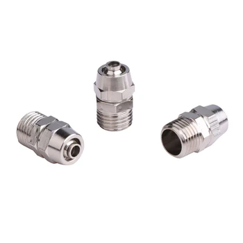 Fittings Pneumatic Connectors 1/8" 1/4" 3/8"1/2" BSPT Male Elbow Nickel Plated Brass Push In Quick Connector Release Air Fitting
Fittings Pneumatic Connectors 1/8" 1/4" 3/8"1/2" BSPT Male Elbow Nickel Plated Brass Push In Quick Connector Release Air Fitting