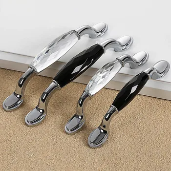 2pcs Furniture Handles with Crystals Black Door Handles Luxury Kitchen Cabinet Handle Knobs and Handles Drawer Pulls
2pcs Furniture Handles with Crystals Black Door Handles Luxury Kitchen Cabinet Handle Knobs and Handles Drawer Pulls