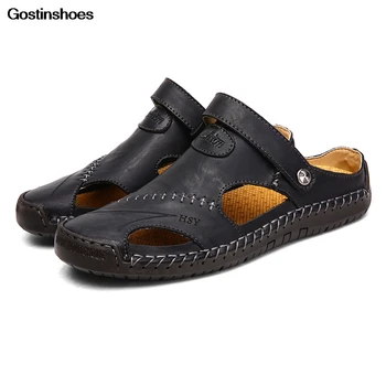 Zapatos De Hombre Sandales New Casual Shoesimple Anticollision Closed Toe Genuine Leather Batch Shoes Large Size Sandals Men
Zapatos De Hombre Sandales New Casual Shoesimple Anticollision Closed Toe Genuine Leather Batch Shoes Large Size Sandals Men