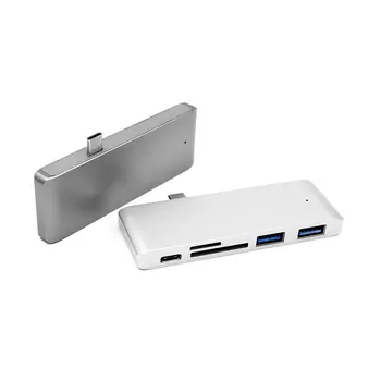5 in 1 Type C to USB3.0 Hub Adapter Charging Data Sync Card Reader Multi-Port Combo Converter for MacBook Pro
5 in 1 Type C to USB3.0 Hub Adapter Charging Data Sync Card Reader Multi-Port Combo Converter for MacBook Pro