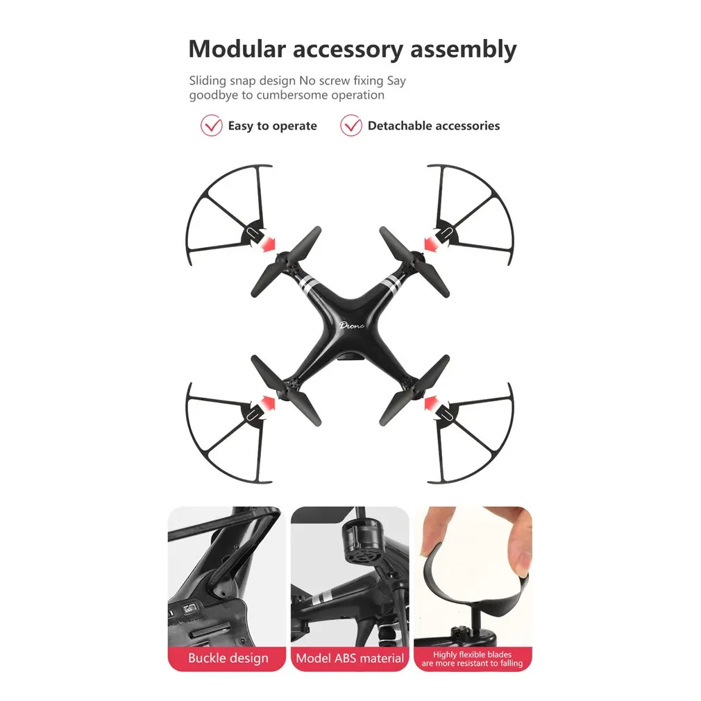 KY101 2.4G RC Drone Altitude Hold Headless Mode 3D Flip One-key Take off/Landing RC Helicopter Aircraft-Standard Version
KY101 2.4G RC Drone Altitude Hold Headless Mode 3D Flip One-key Take off/Landing RC Helicopter Aircraft-Standard Version