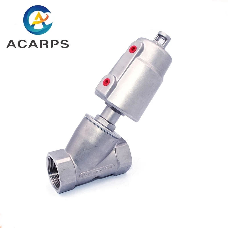1/2" inch Stainless Steel Pneumatic Seat Valve 16bar for Steam Gas Oil Normally Closed
1/2" inch Stainless Steel Pneumatic Seat Valve 16bar for Steam Gas Oil Normally Closed